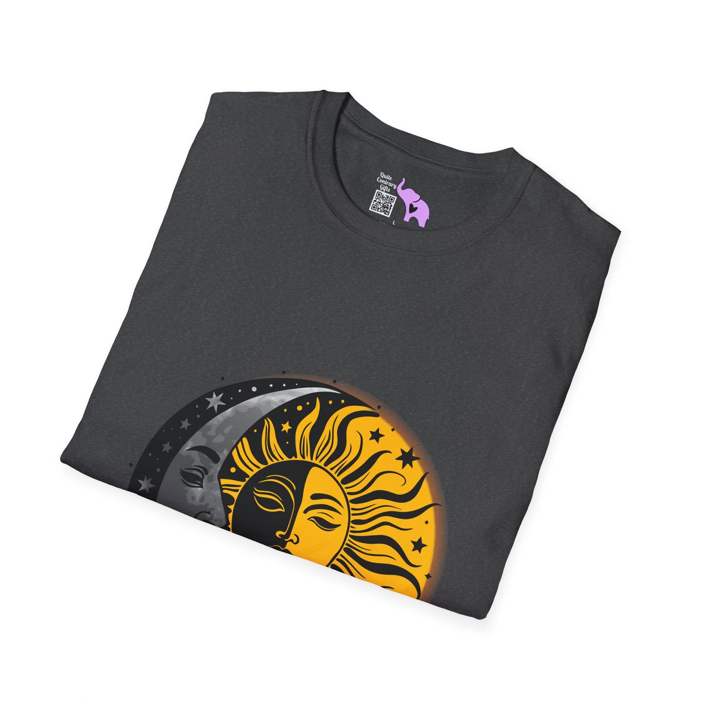 Sun Moon Stars Adult T-shirt