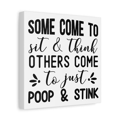 Some Come To Sit & Think... Canvas Art
