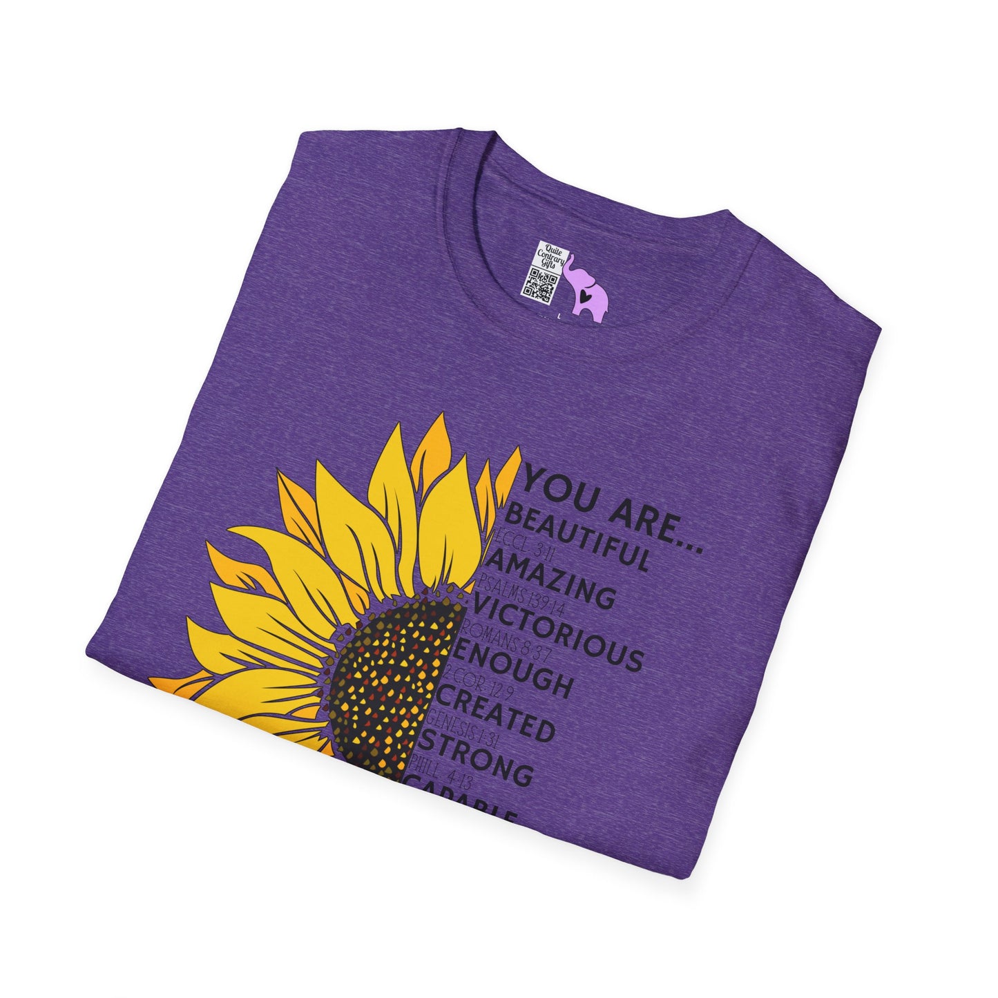 You Are... (Sunflower) Adult T-shirt