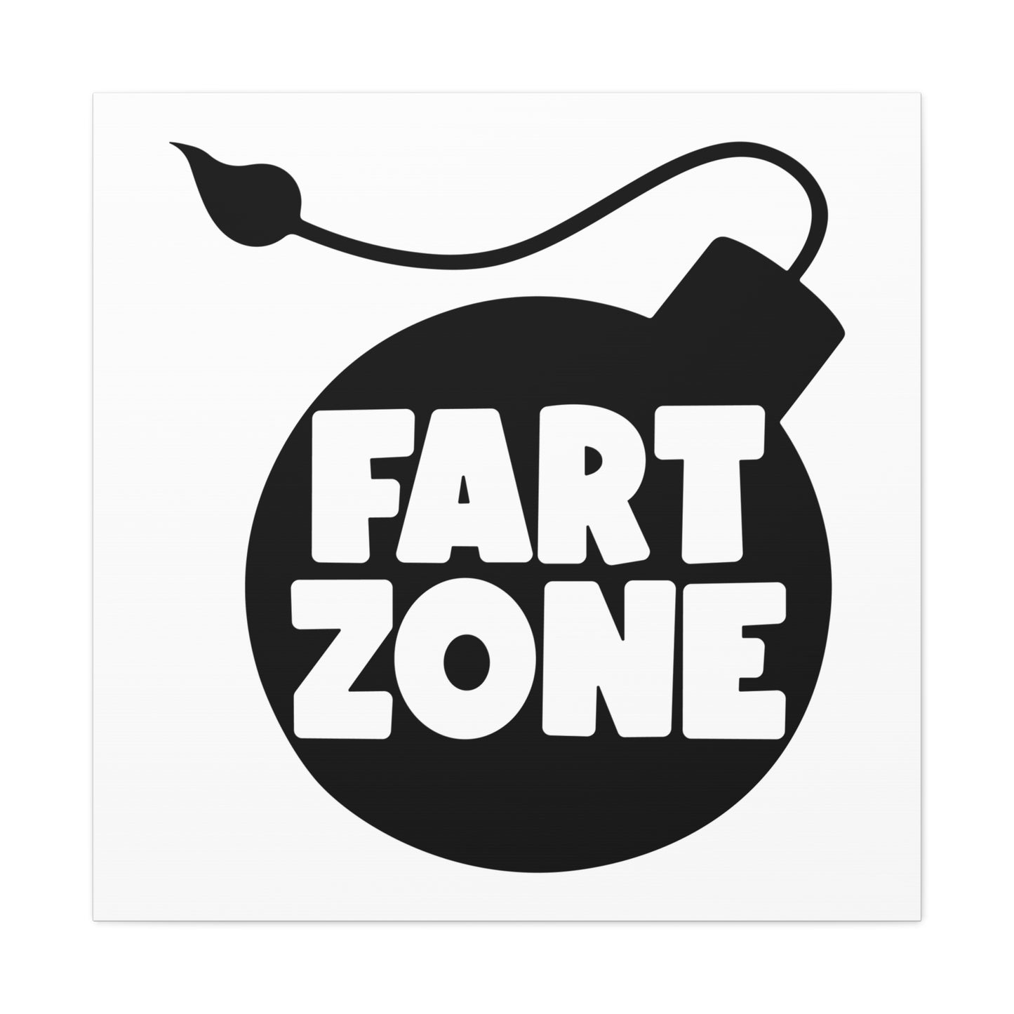 Fart Zone Canvas Square Wraps w/o Frame