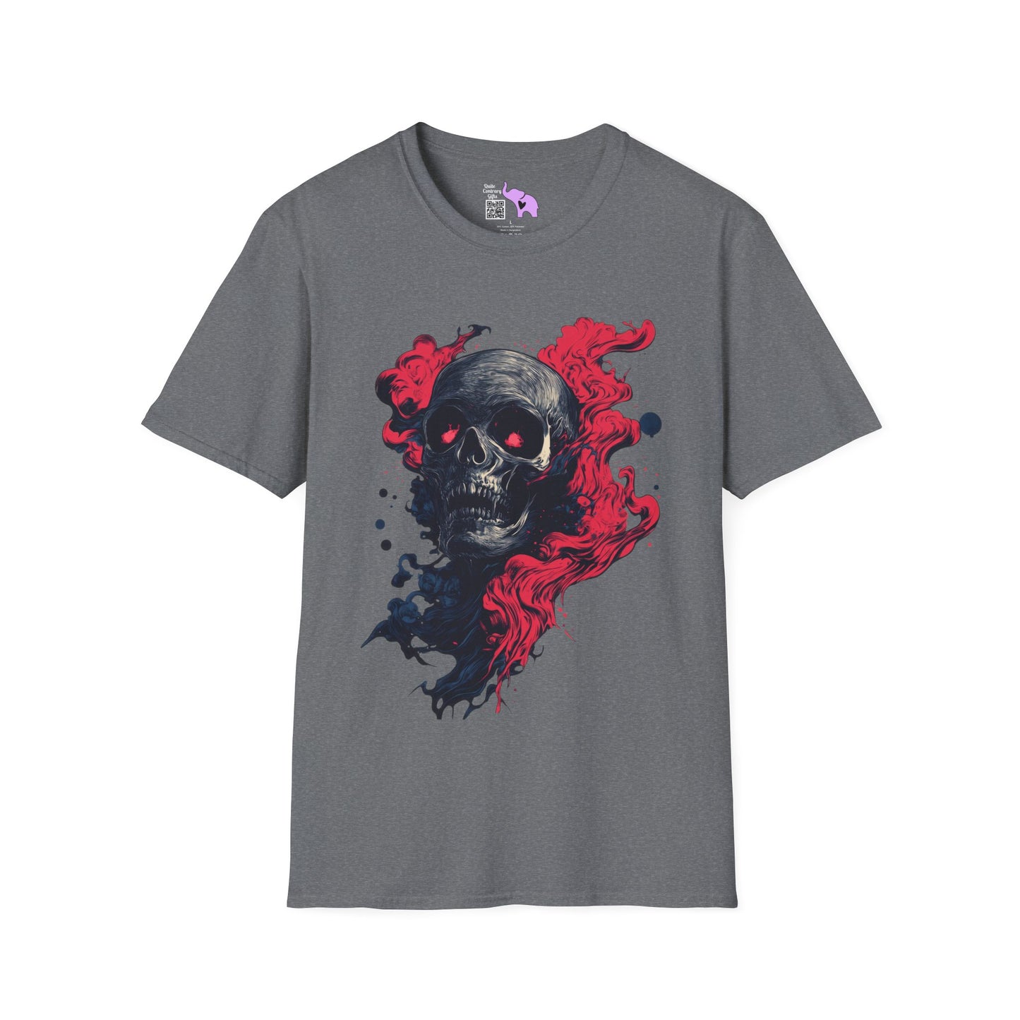 Creepy Skull 2 Adult T-shirt