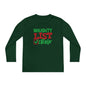 Naughty List Crew Youth Long Sleeve Tee