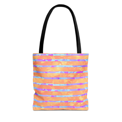 Split Spectrum Camo Canvas Tote Bag