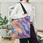Dreamwave Marble Canvas Tote Bag