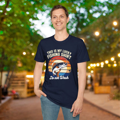 This Is My Lucky Fishing Shirt Adult T-shirt