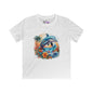 Tropical Dolphin Youth Softstyle Tee