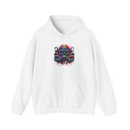 Colorful Skeleton Octopus Heavy Blend™ Hooded Sweatshirt