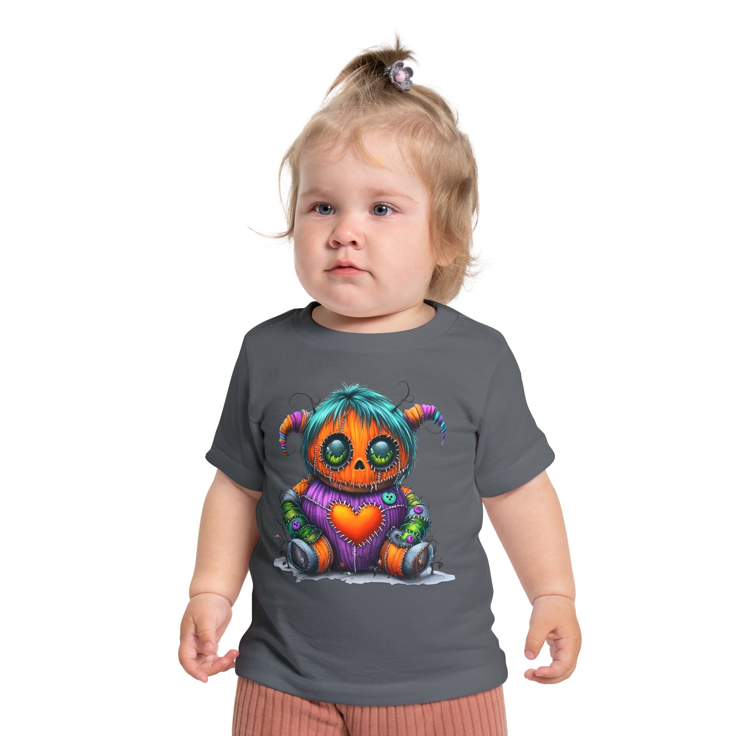 Patchwork Pumpkin Heart Infant T-Shirt