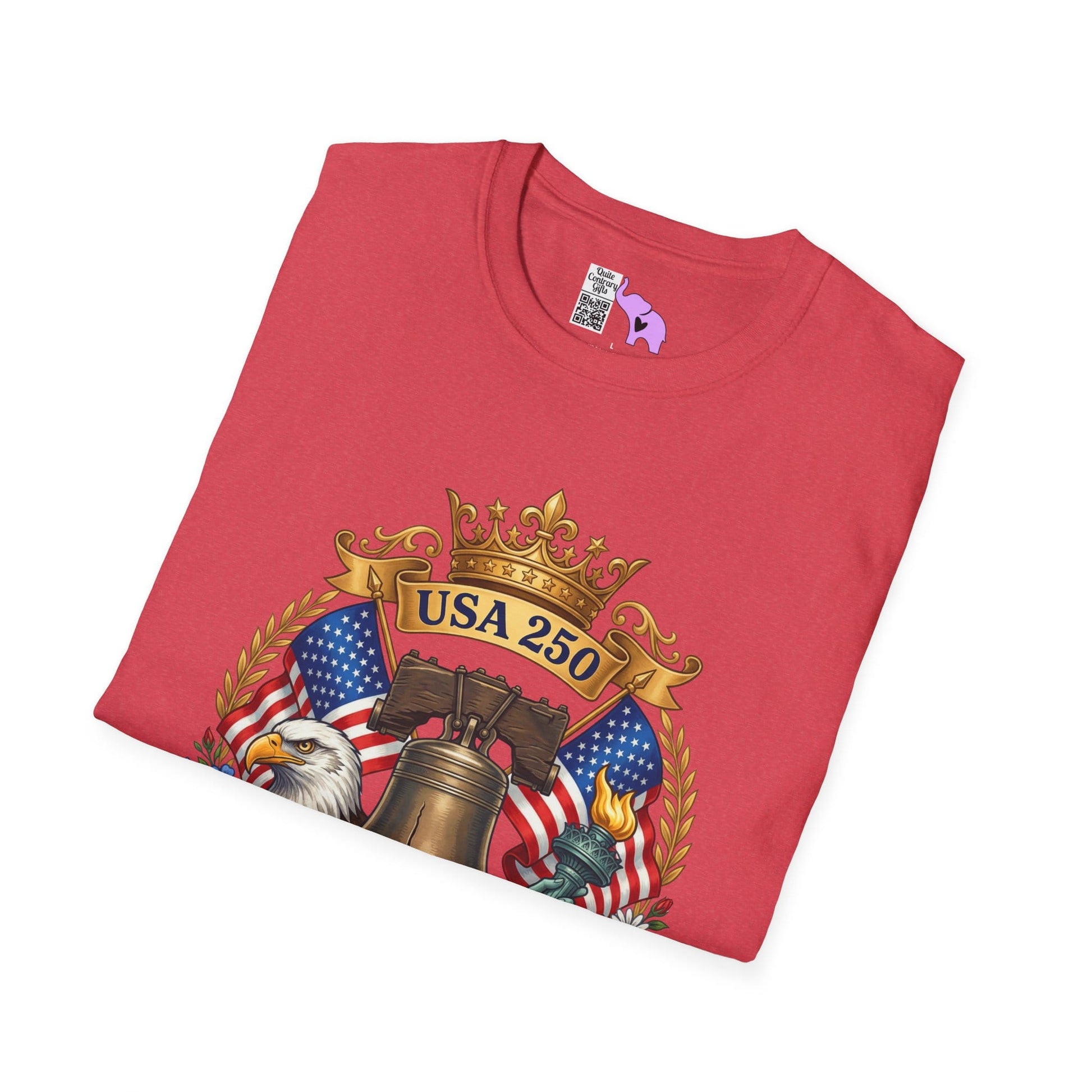 Liberty Bell USA 250 Years of Freedom Adult T-shirt
