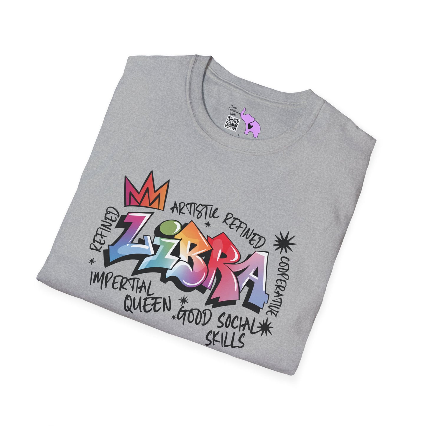 Libra Street Art Adult T-shirt