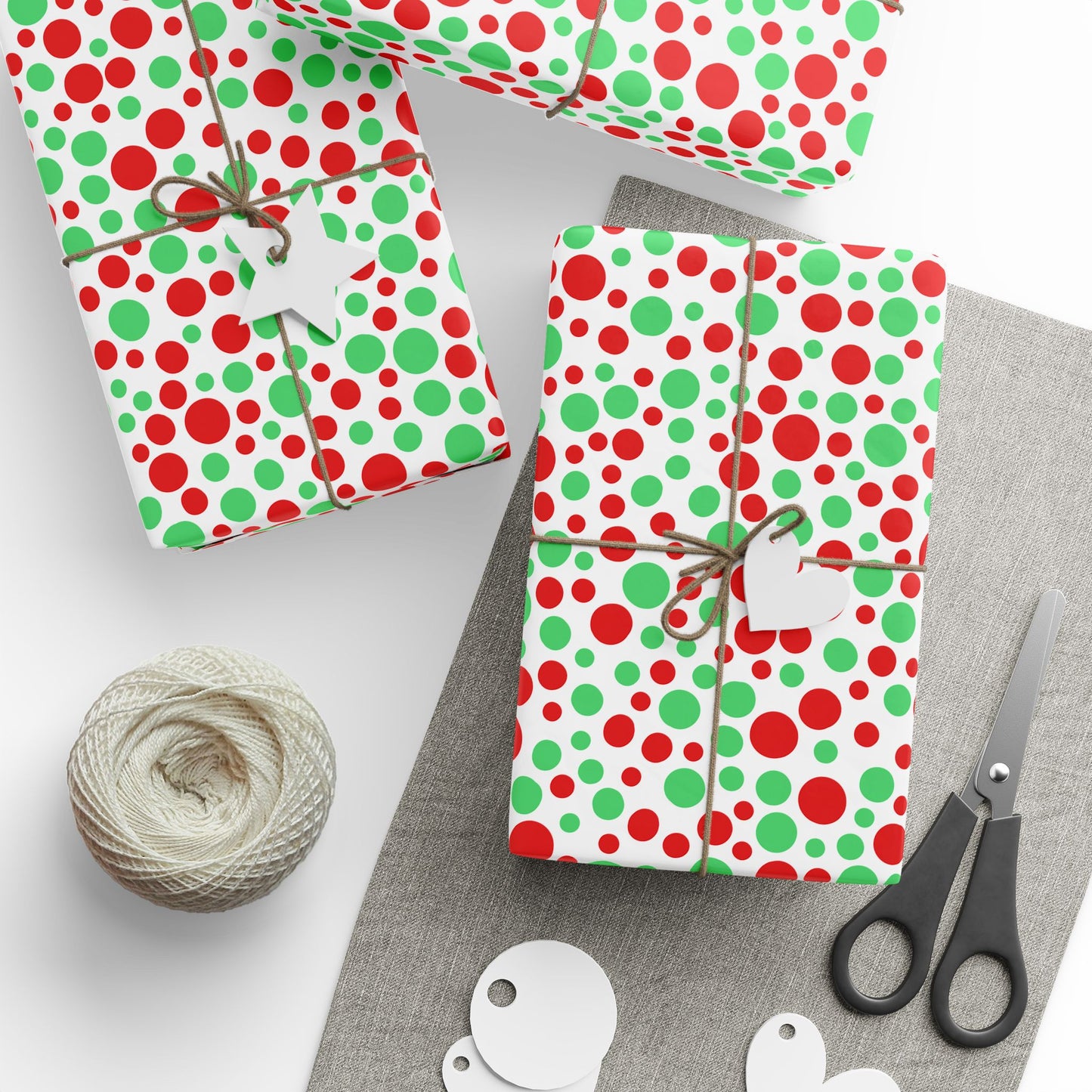 Merry Spots Wrapping Paper