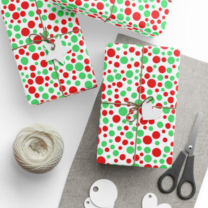 Merry Spots Wrapping Paper