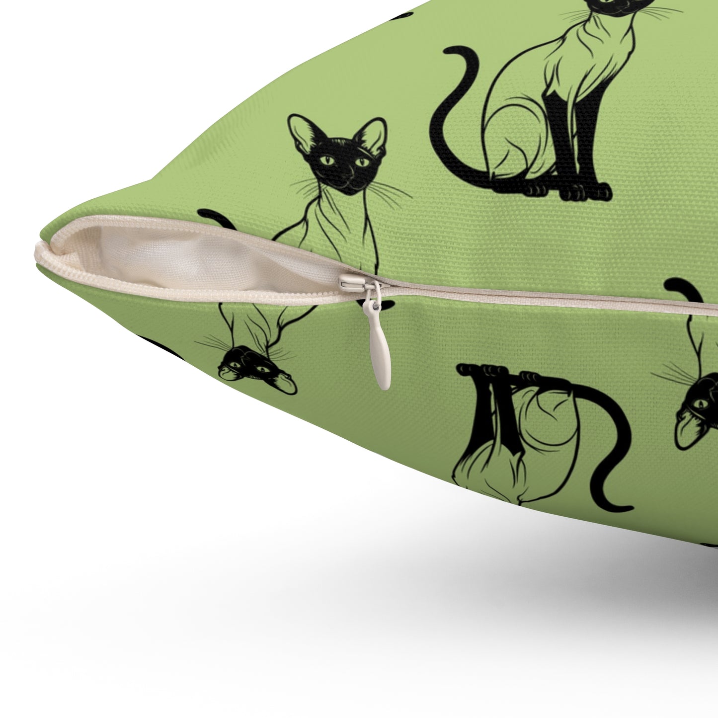 Siamese Charm – Sage Garden Throw Pillow