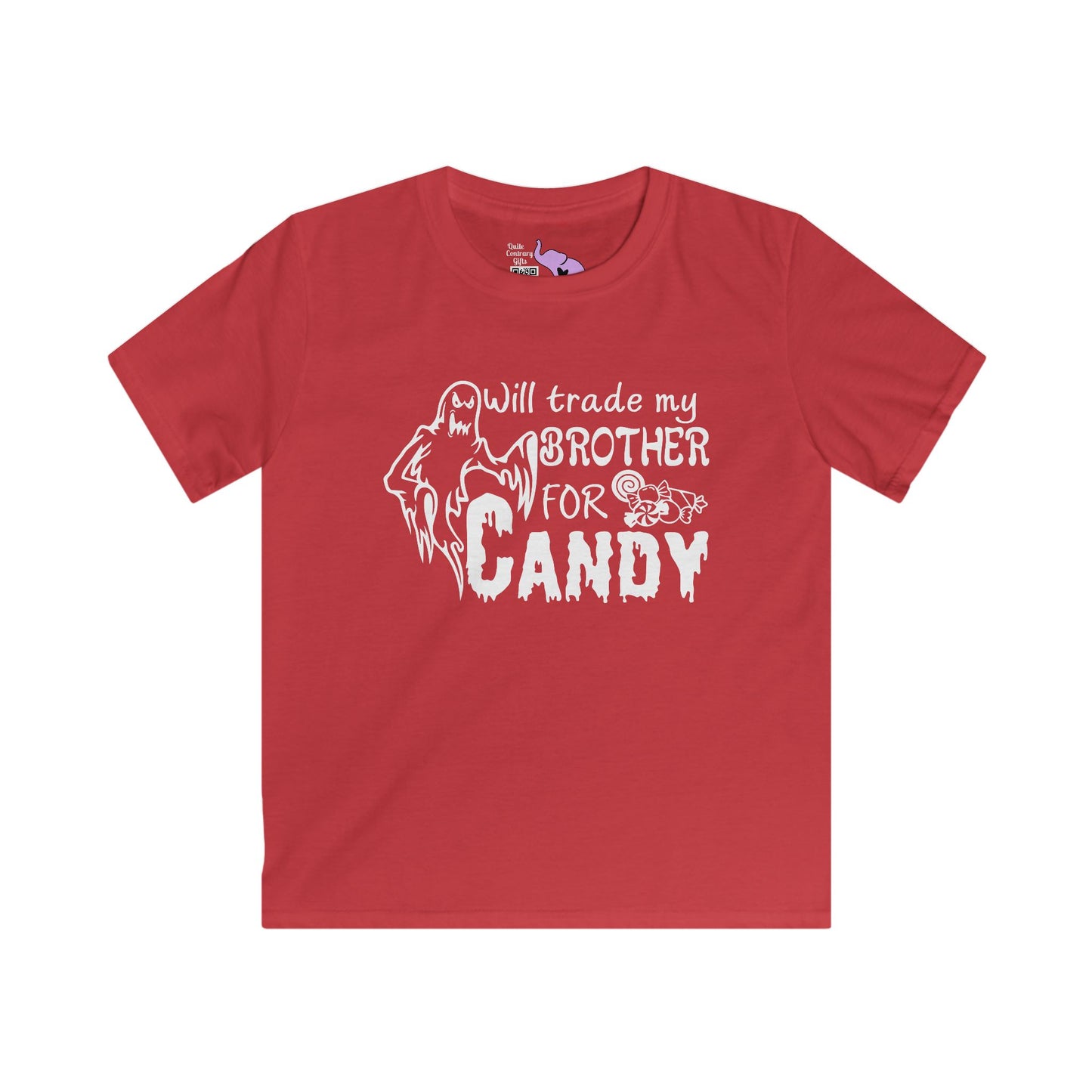 Will Trade My Brother For Candy Youth Softstyle Tee
