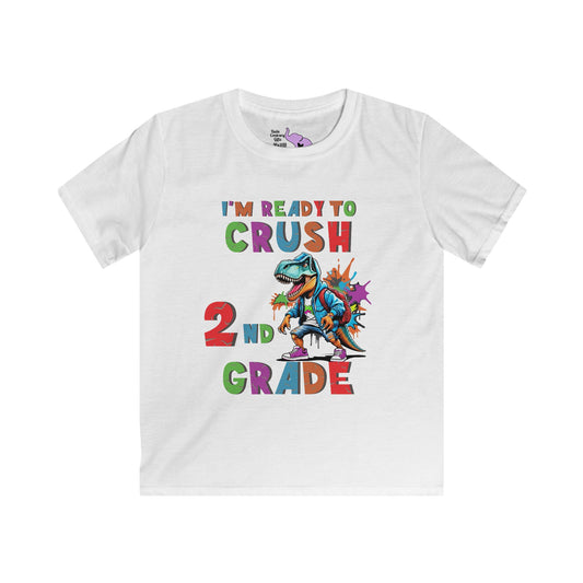 I'm Ready To Crush 2nd Grade Youth Softstyle Tee