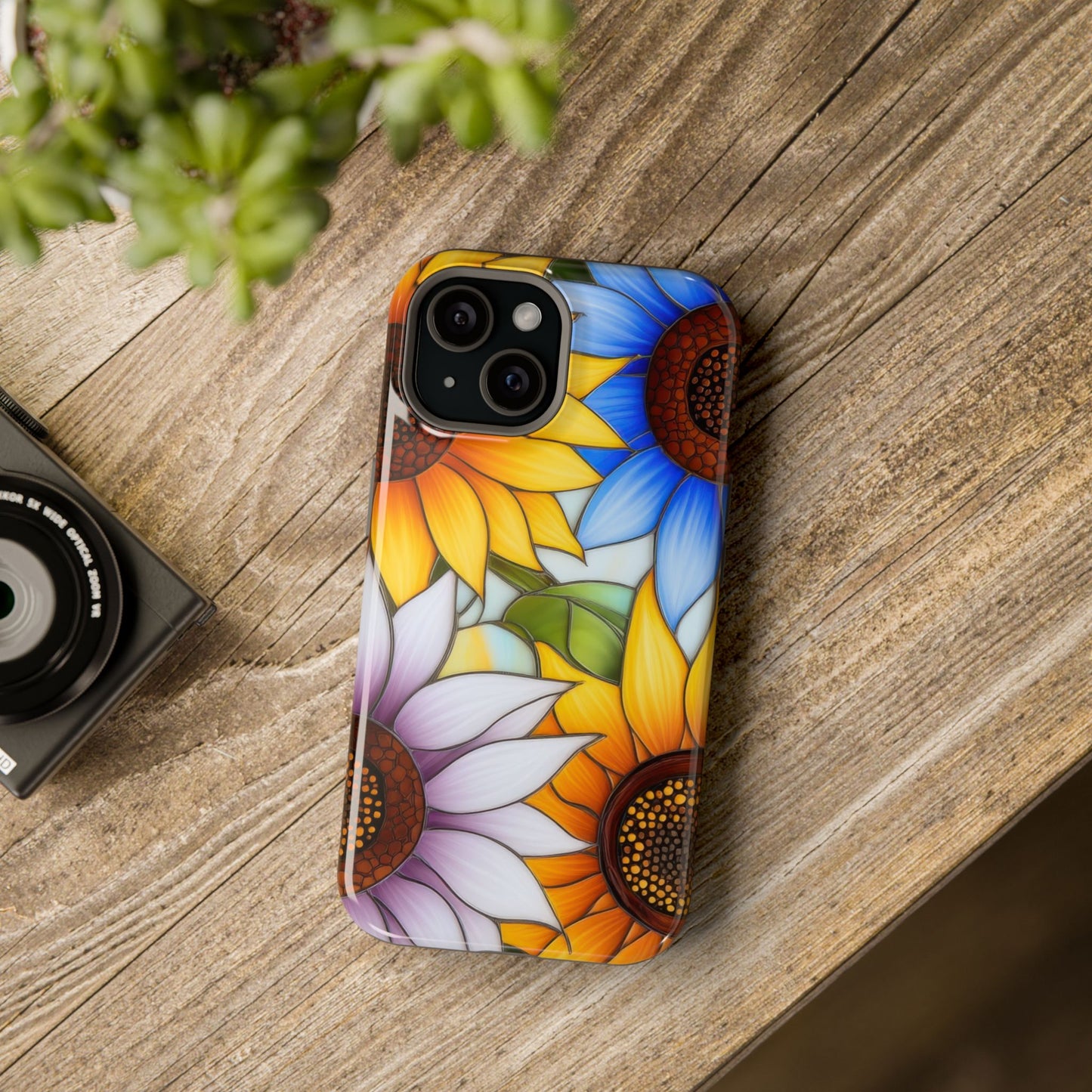 Colorful Sunflowers MagSafe® Compatible Tough Case for iPhone