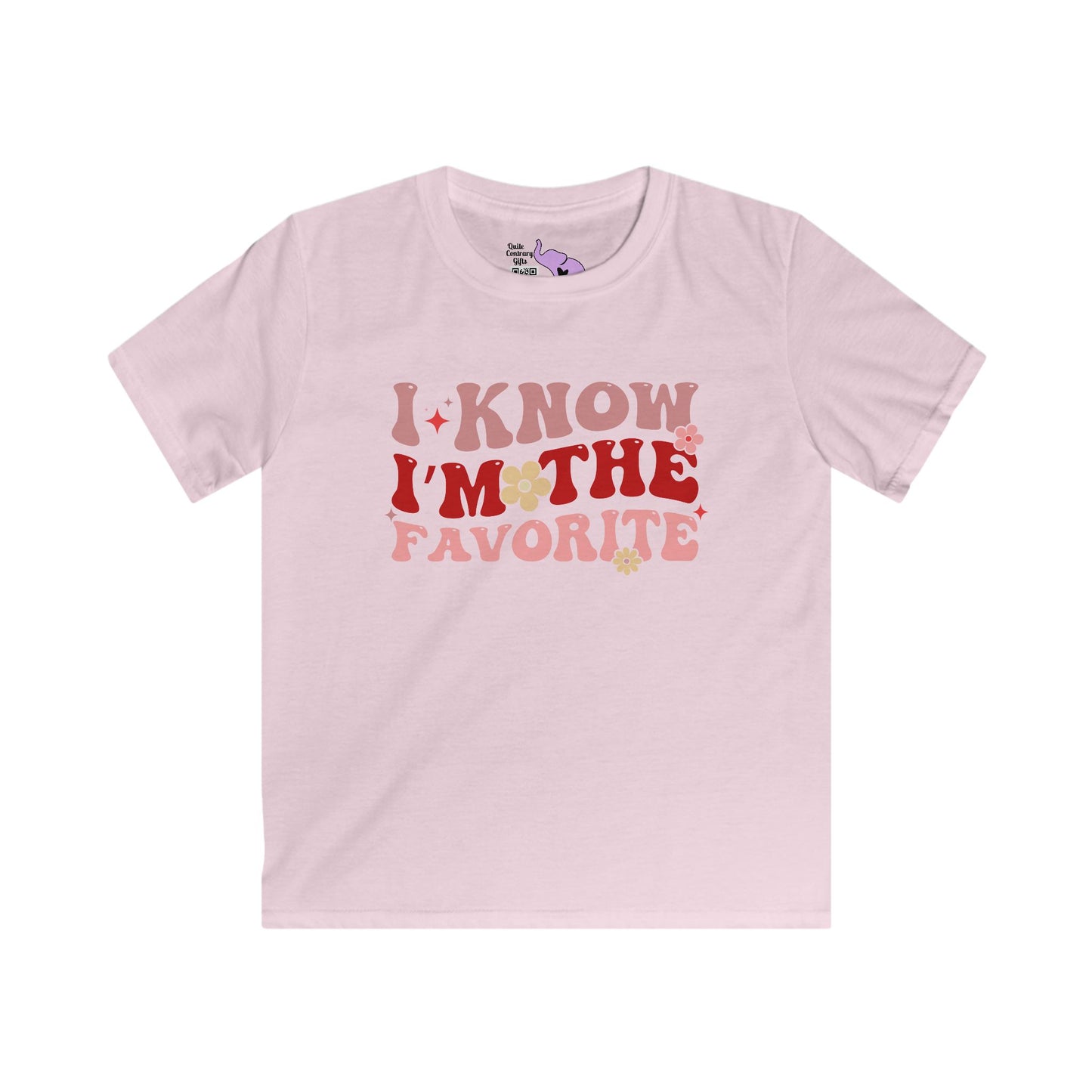 I Know I'm The Favorite Youth Softstyle Tee