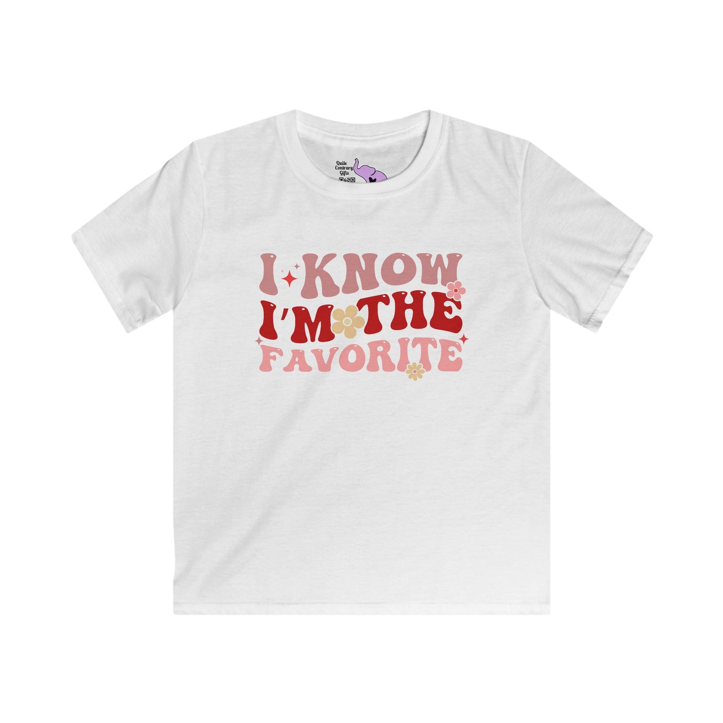 I Know I'm The Favorite Youth Softstyle Tee