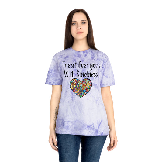 Treat Everyone With Kindness Unisex Color Blast T-Shirt