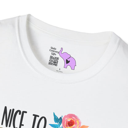 Be Nice To The Bus Driver... Adult T-shirt