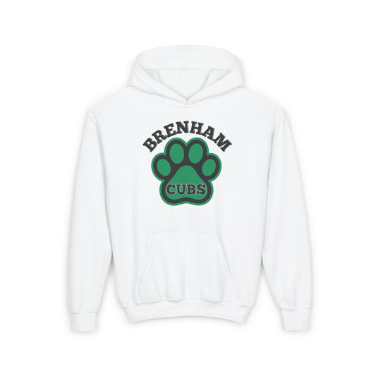 Brenham Paw Pride Youth Heavy Blend Hoodie