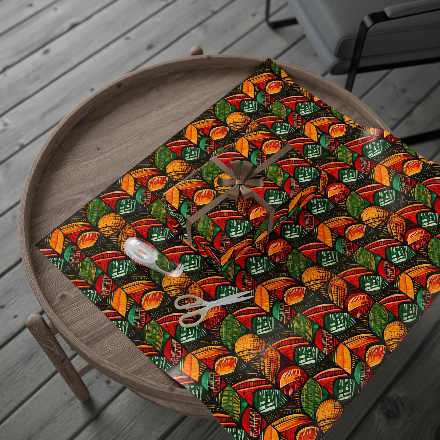 Collective Harmony Kwanzaa Wrapping Paper