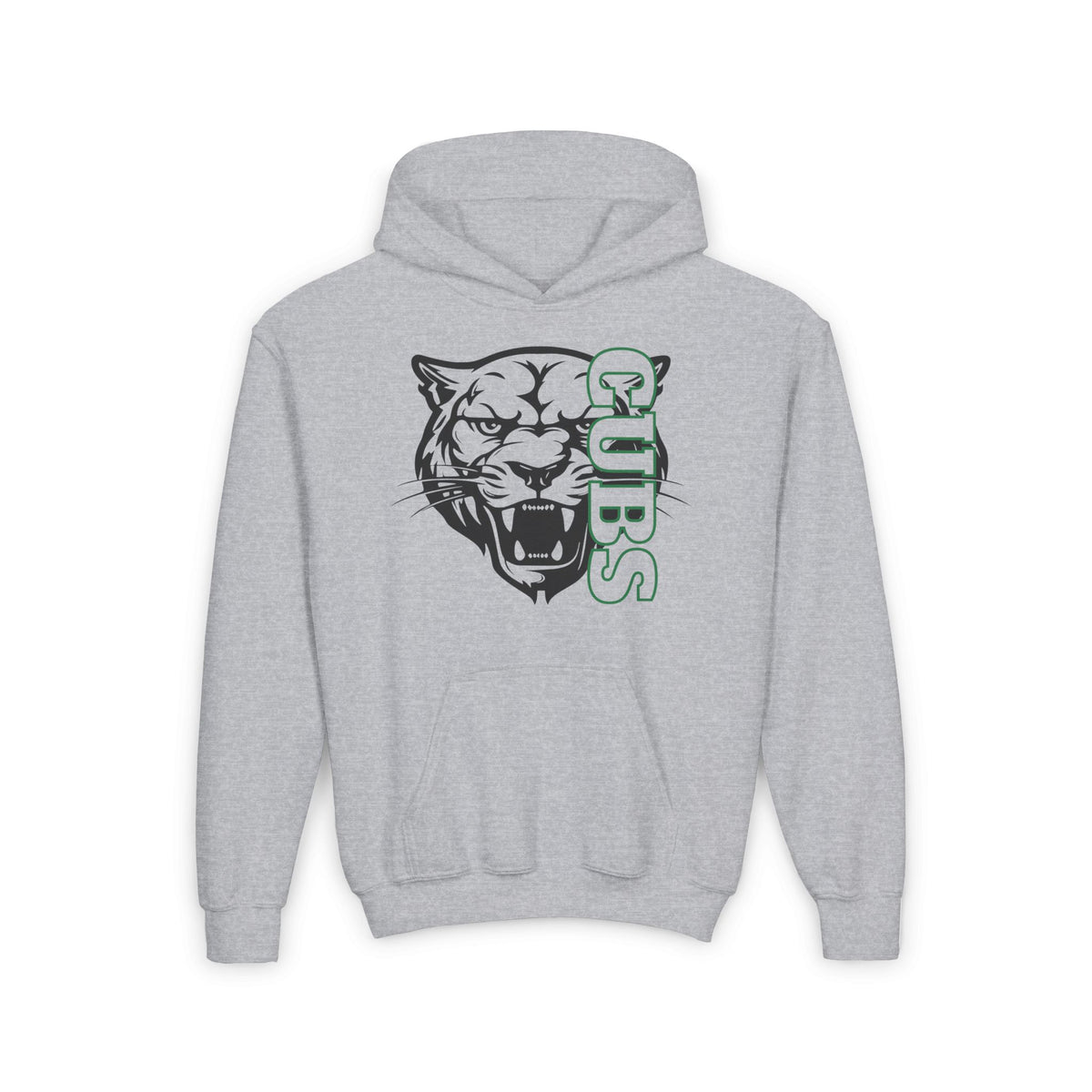 Brenham Cubs Mascot Youth Heavy Blend Hoodie