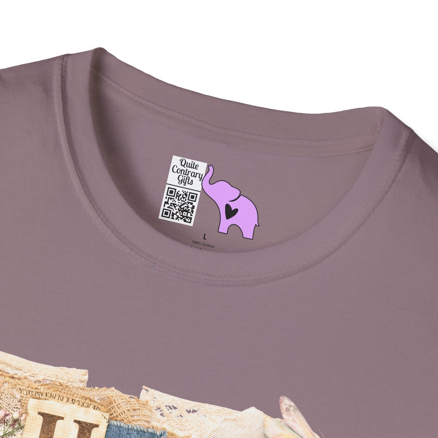 He Is Risen (Lace Collage) Adult T-shirt