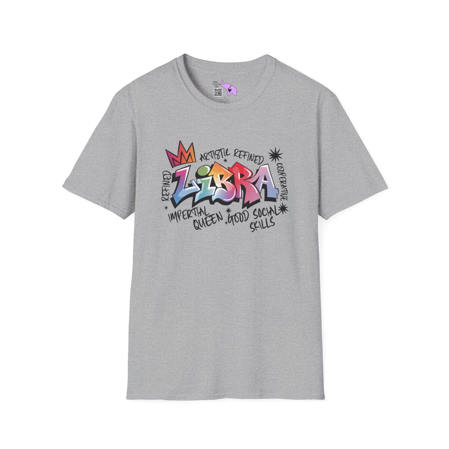 Libra Street Art Adult T-shirt