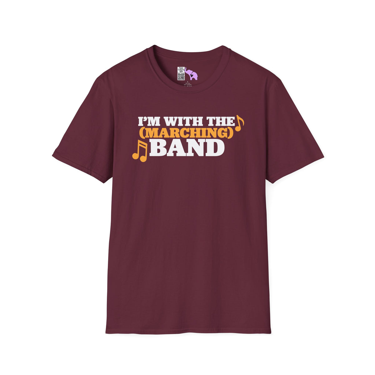 I'm With The (Marching) Band Adult T-shirt