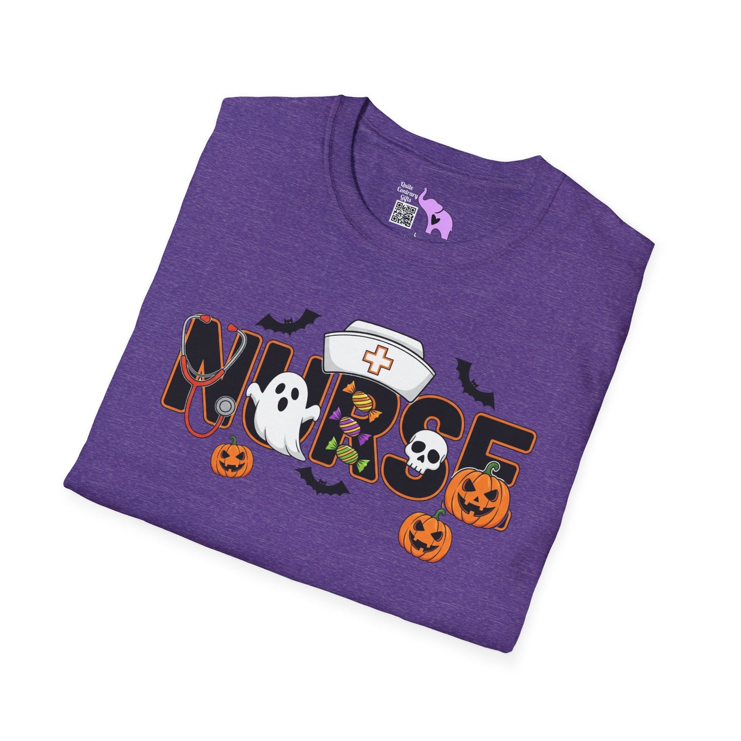 Fun Halloween Nurse Adult T-shirt