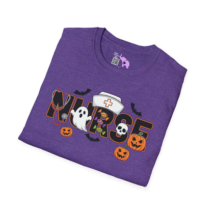 Fun Halloween Nurse Adult T-shirt