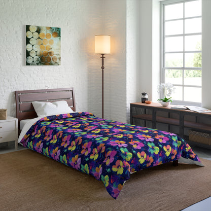 Watercolor Flowers Comforter