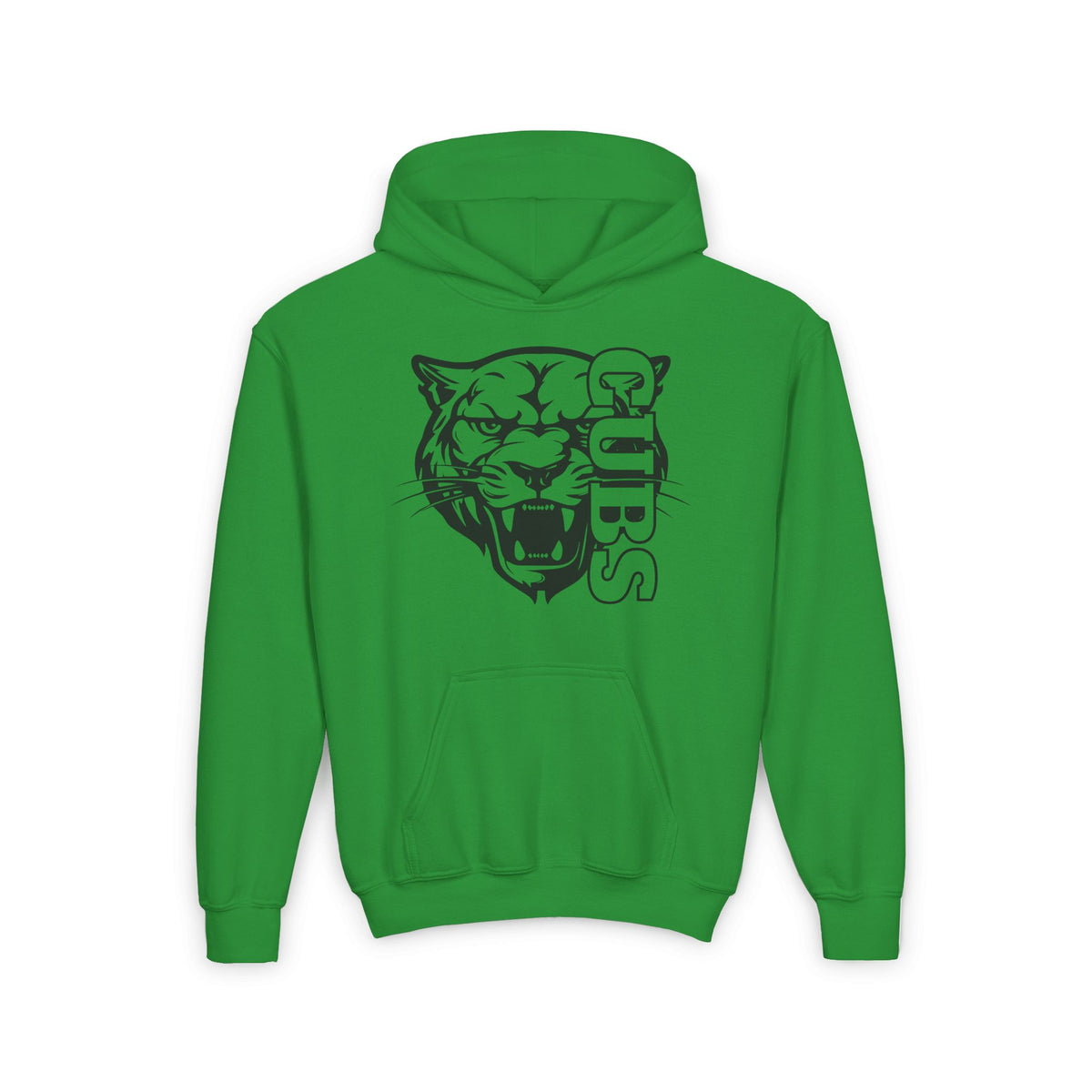Brenham Cubs Mascot Youth Heavy Blend Hoodie