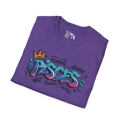 Pisces Street Art Adult T-shirt