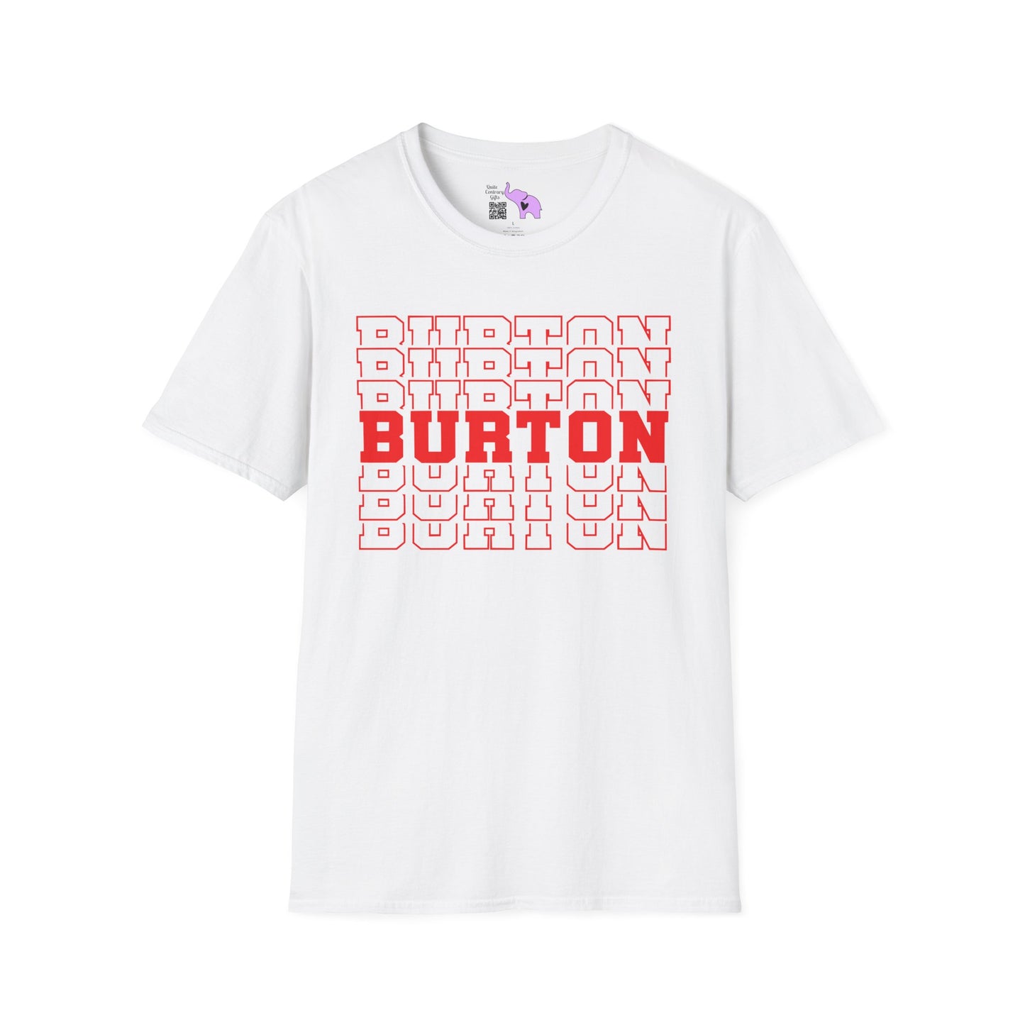 Burton (Stacked) Adult T-shirt