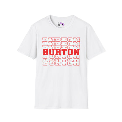 Burton (Stacked) Adult T-shirt
