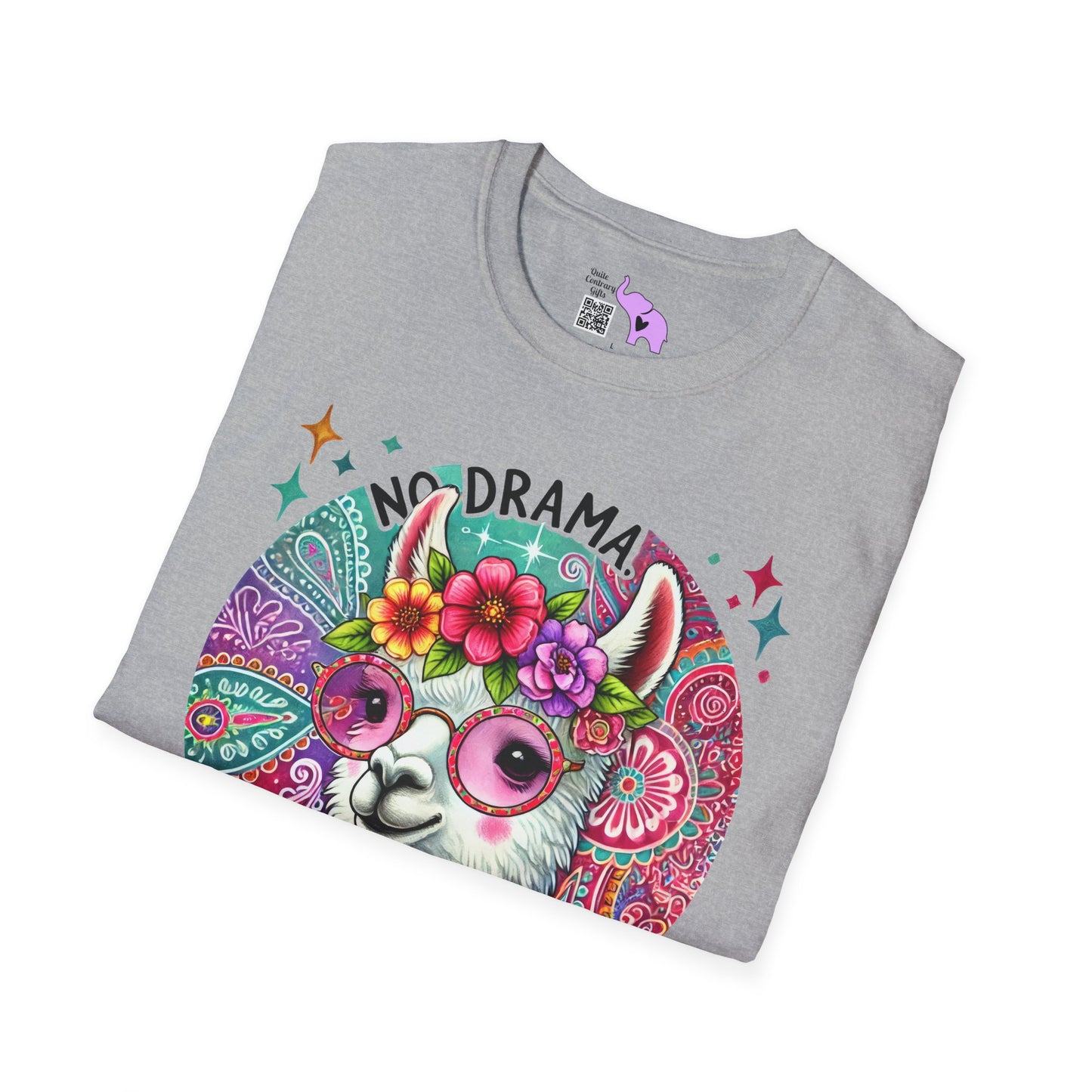 No Drama Just Llama Adult T-shirt