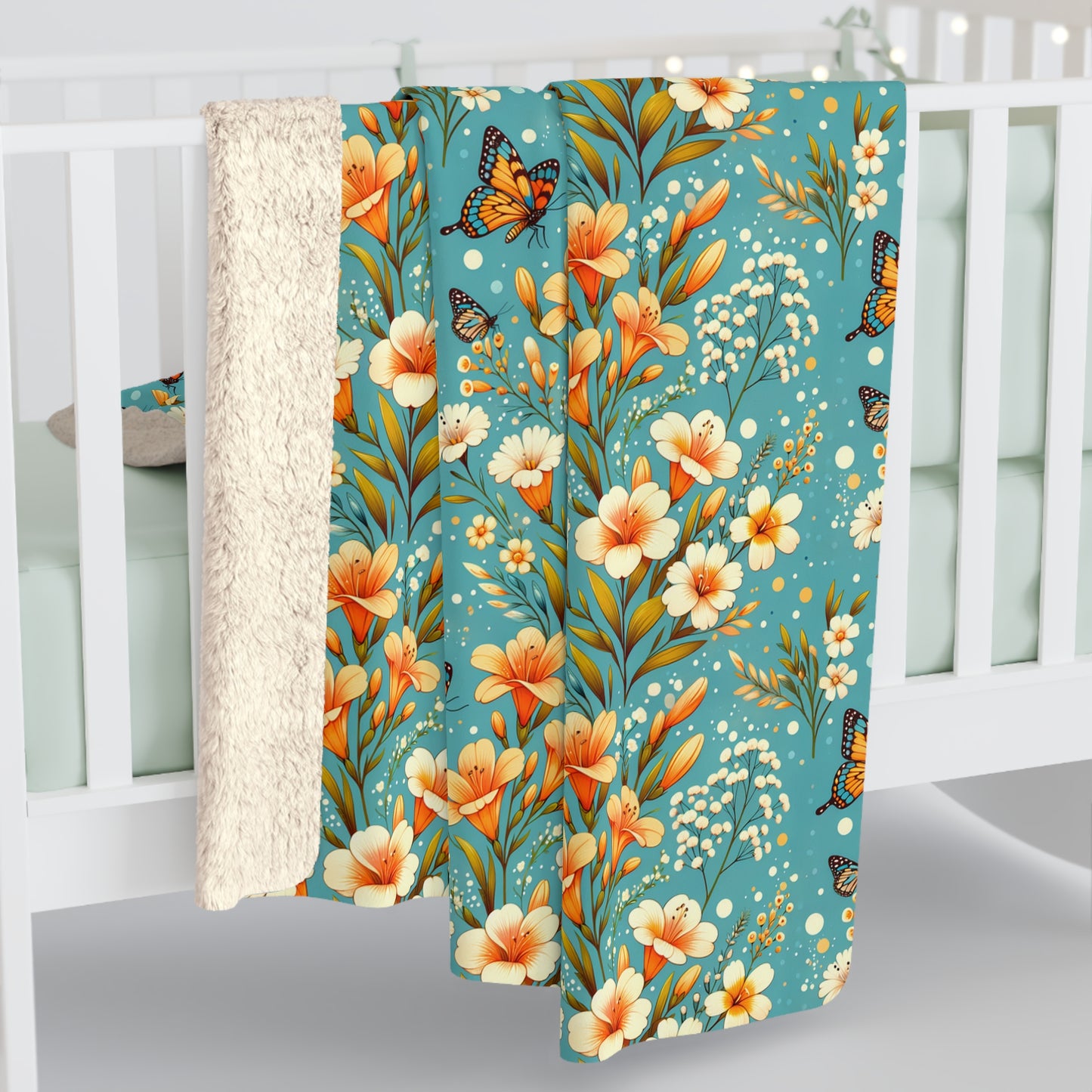 Petals & Wings Fleece Blanket