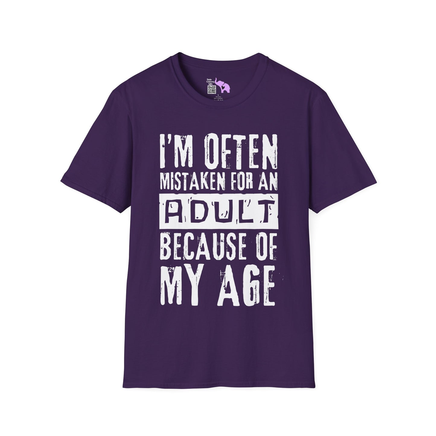 I'm Often Mistaken For An Adult Because Of My Age Adult T-shirt