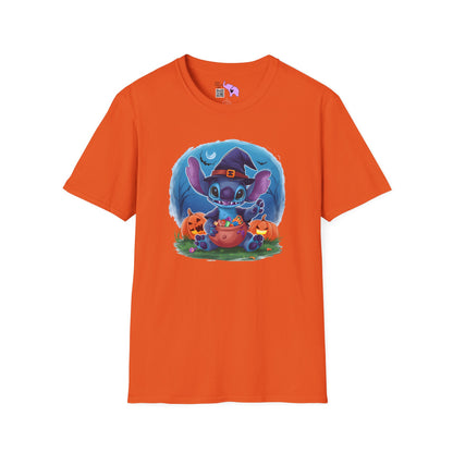 Halloween Stitch Adult T-shirt