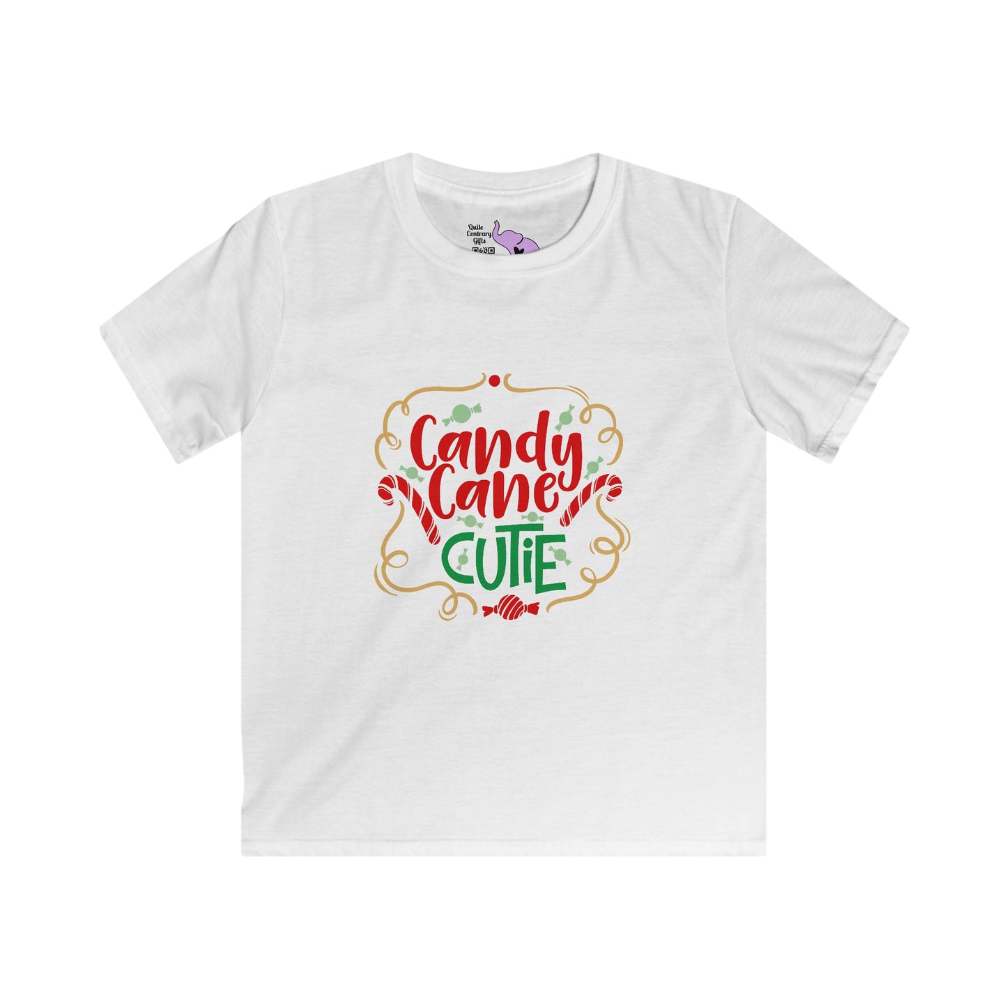Candy Cane Cutie Youth Softstyle Tee