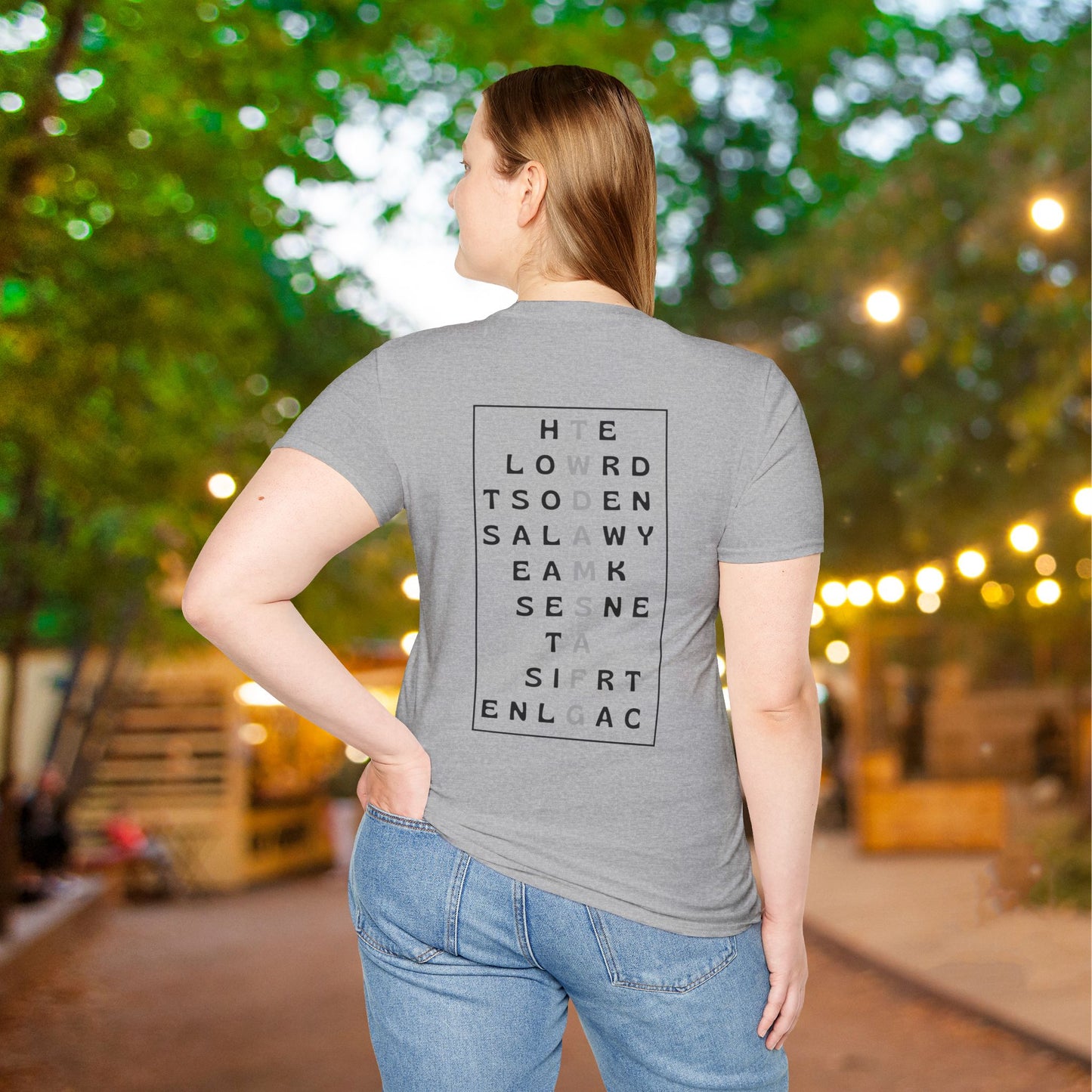 The World Doesn't Always Make Sense at First Glance Adult T-shirt
