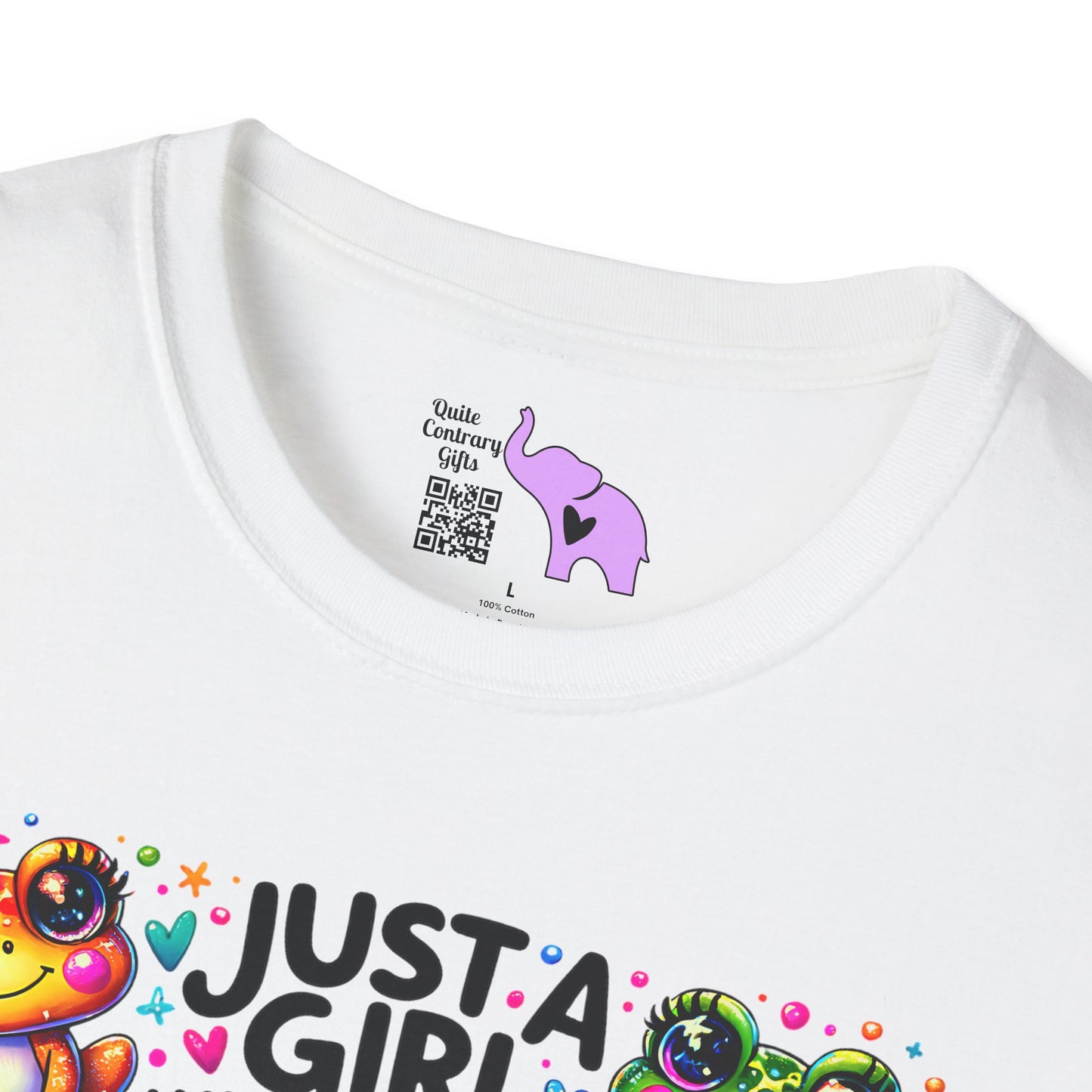 Just A Girl Who Loves Frogs Adult T-shirt