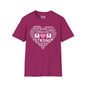 Mom Strong (Heart) Adult T-shirt