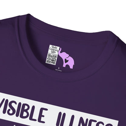 Invisible Illness: Just Because You Can't See It Doesn't Mean It's Not Real Adult T-shirt
