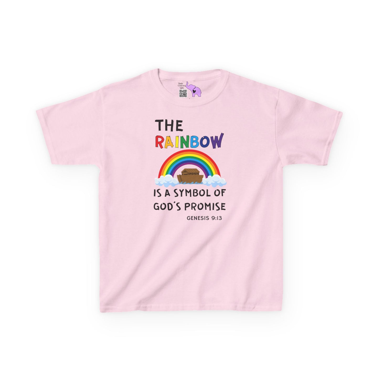 The Rainbow is A Symbol of God's Promise Kids Heavy Cotton™ Tee