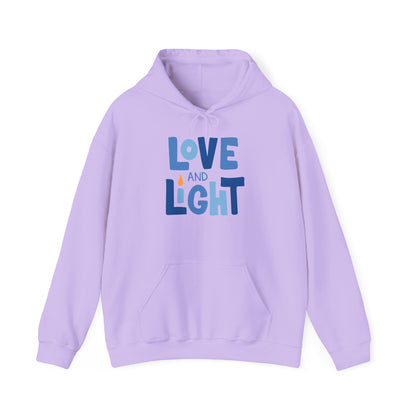 Hanukkah Love & Light 2 Adult Heavy Blend™ Hooded Sweatshirt