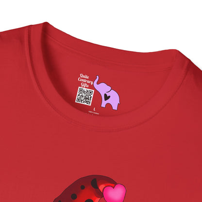 Let It Be Valentine Gnome Peace Sign Adult T-shirt