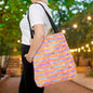 Split Spectrum Camo Canvas Tote Bag